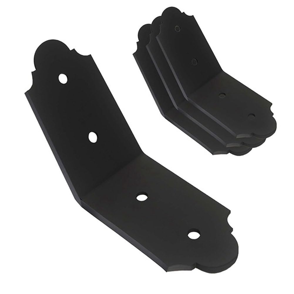 Support d'angle 135 degrés en acier pour stabiliser une structure bois