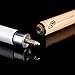 Cpllapsar COLLAPSAR R Series 58Inch 2-Pieces Maple Billiard Pool Cue Stick PU Grip (Black, 20.5OZ)