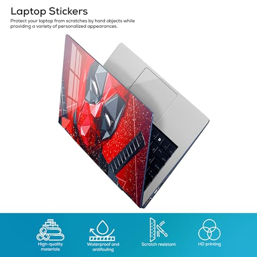 Image of Laptop Skin /Sticker /Cover Bubble-Free| Laminated| Removable| HD Quality Sticker for Laptops Upto 15.6 Inches Compatible with Hp /Dell /Acer /Lenovo /Asus etc.(DSGN-214)