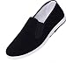 Unisex Martial Art Kung Fu Chinese Traditional Cloth Tai Chi Old Beijing Shoes Black