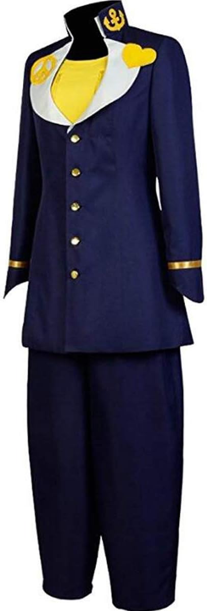 Halloween Mens Costume Suit Halloween Cosplay Blue Cloak Tshirt Pants Uniform