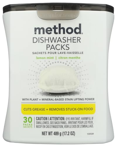 Method Dishwasher Detergent Packs Lemon Mint 30 count