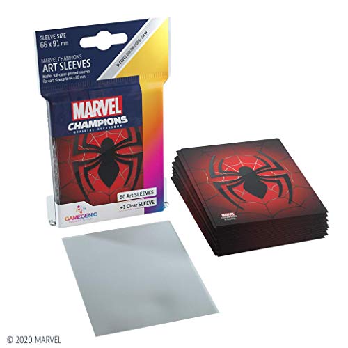 Gamegenic, MARVEL CHAMPIONS sleeves - Spider-Man, Sleeve color code: Gray