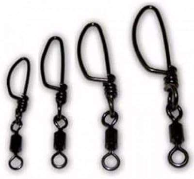 Tsunami Stainless Steel Rolling Swivel with Tournament Snap, 1/0Ã—7, 3 Pack
