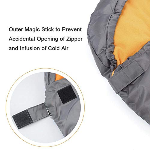TEEPAO Großer Schlafsack für Hunde, Wasserdichte Pet Outdoor Bett Weiche Zwinger Matte mit Tragbaren Aufbewahrungstasche für Reise Camping Wandern, Verschleißfest - 115 x 74cm