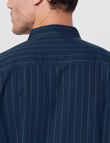 Image of Allen Solly Men's Casual Mandarin Collar Shirt | Regular Fit | Contemporary Design | Smart Casual Wear