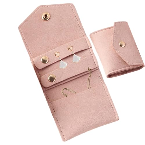 Jewelry Roll,Tiny Jewelry Organizer,Travel Jewelry Organizer Bag,Travel Jewelry Case,Travel Jewelry Roll,Jewelry Travel Case,Portable Earring Pouch For Daily And Travel Use, Earring Organizer