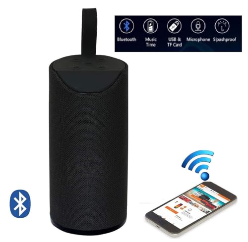 Image of Wireless Bluetooth Speaker for Samsung Galaxy M36 Boost Bass DJ SoundDrum Portable Home Audio Line in TV Supported USB FM AUX TF Handsfree Calling Connectivity Waterproof TG113 - (SH.J)