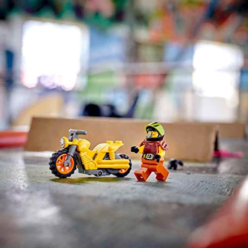 City Stuntz Stunt Bike da Demolizione con Moto Giocattolo con Meccanismo a Spinta e Minifigura Pilota Wallop, Giocattoli Bambino 5 Anni e Più, 60297 - Lego - Immagine 4