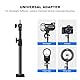 Soonpho Fotografie Wandmontage Ausleger Arm Wand Deckenmontage Boom Arm Einstellbare Länge bis zu 67cm mit 3/8 1/4 Gewinde Universal Adapter für Foto Videoleuchten, Regenschirme, Reflektoren