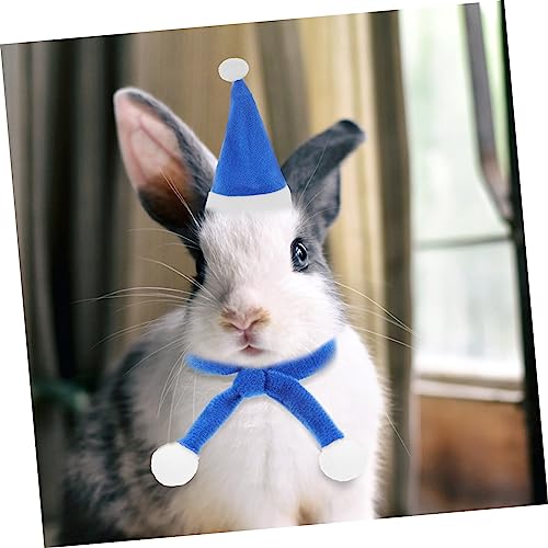 Disfraz para perro con sombrero y bufanda Navidad miniatura 4