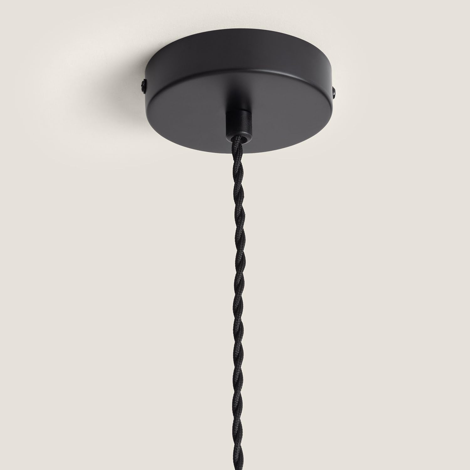 Ledkia Lampa Wisząca Furiko Czarna Industrialna Lampa Sufitowa Metalowa Des | Kompatybilne żarówki E27 220-240 V, IP20 wewnątrz, aluminium i stal, regulowany kabel 1560 mm, wzornictwo przemysłowe