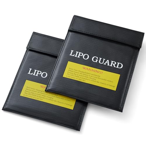 PAWBOSE Lipo Safe Bag, Fireproof Explosion-Proof Lipo Battery Bag for Safe Charging and Storage...