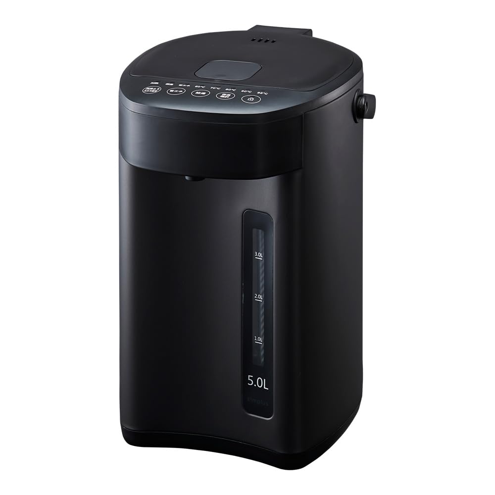 Amazon | simplus 電気ポット 省エネモード 保温 マイコン式 大容量