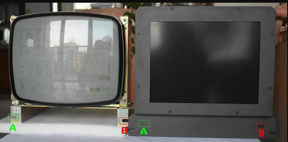 12inch MDT-1283-02 (MDT1283B-1A) CNC Monitor LCD Monochrome Amber CRT Display Screen for Mazak Monitor