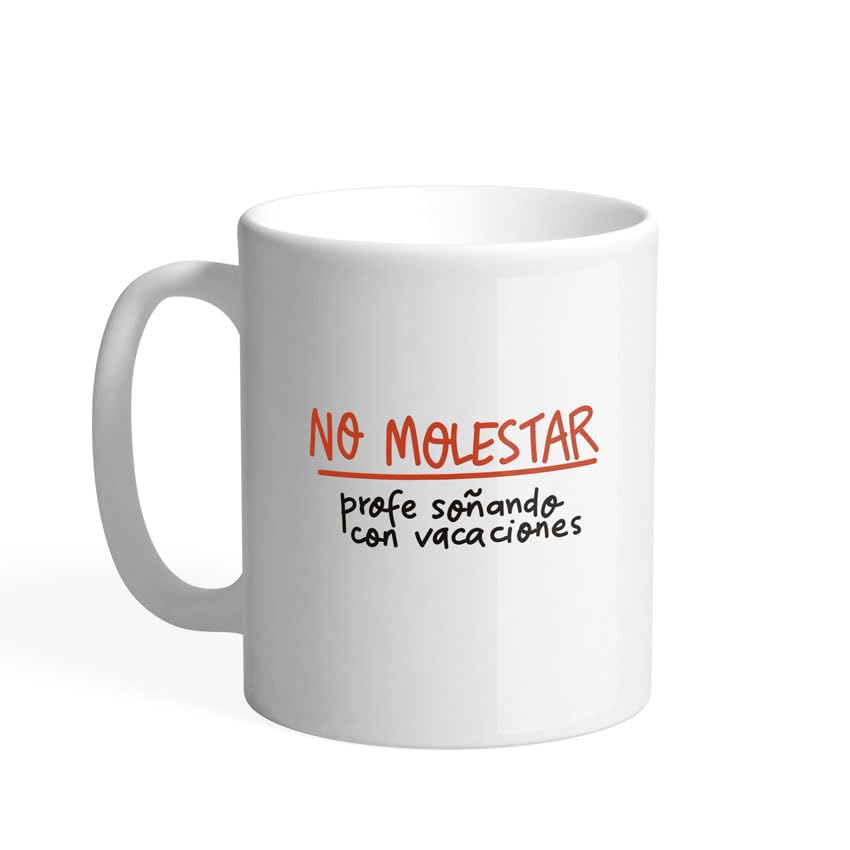 Pedrita Parker Caneca de pequeno-almoço para professores caneca de café divertida - não perturbar, professor sonhando com férias