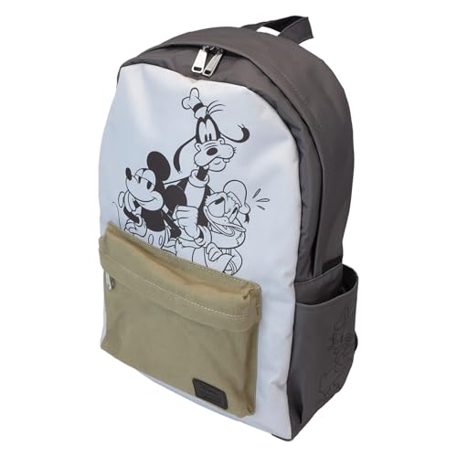 Loungefly Disney Mickey and Friends Canvas & Nylon Full-Size Backpack3