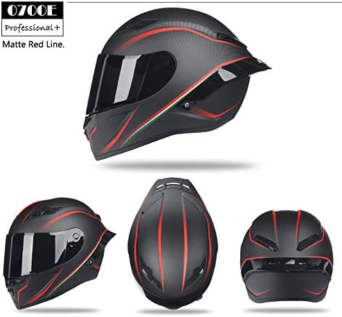 Miniatura 3 de Casco integral para motocicleta, casco de carreras, motocross, todoterreno, moto, calle, casco