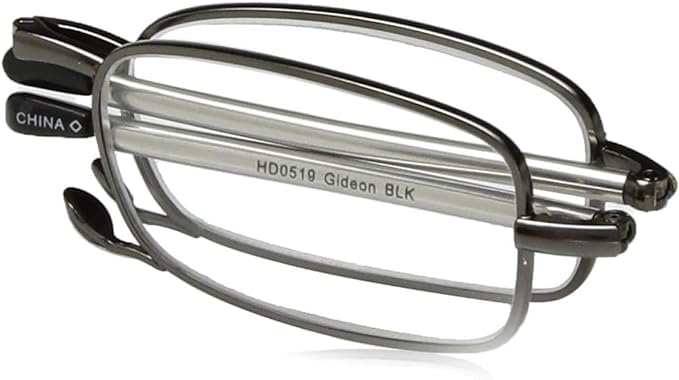 Foster Grant MicroVision Optical Compact Folding Reading Glasses Gideon +1.25 strength