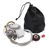 WOONEKY Portable Stainless Steel Gas Stove with Regulator for Camping Bbq Hiking and Outdoor Cooking Activities and Design for All Cooking Needs