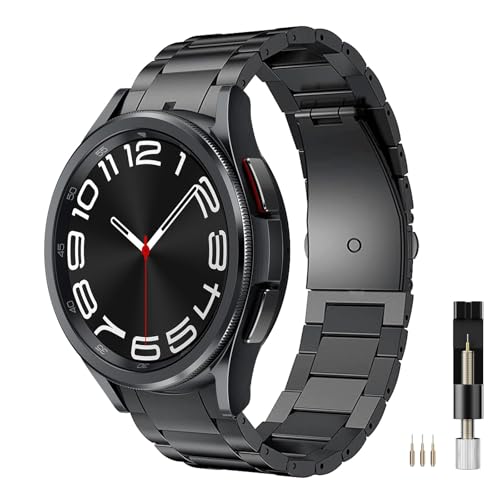 Bracelet en titane pour Samsung Galaxy Watch pour éviter les irritations et alléger le poignet