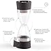 Deluxe Salt and Pepper Grinder Set - Premium Hourglass Design Dual Shakers Set - 2 in 1 Manual Pepper Shaker and Salt Mill With Adjustable Ceramic Grinding Mechanism and Stainless Steel Parts