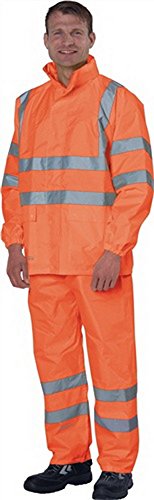Prevent Warnschutz-Regenjacke RJO, leuchtorange, Gr. M