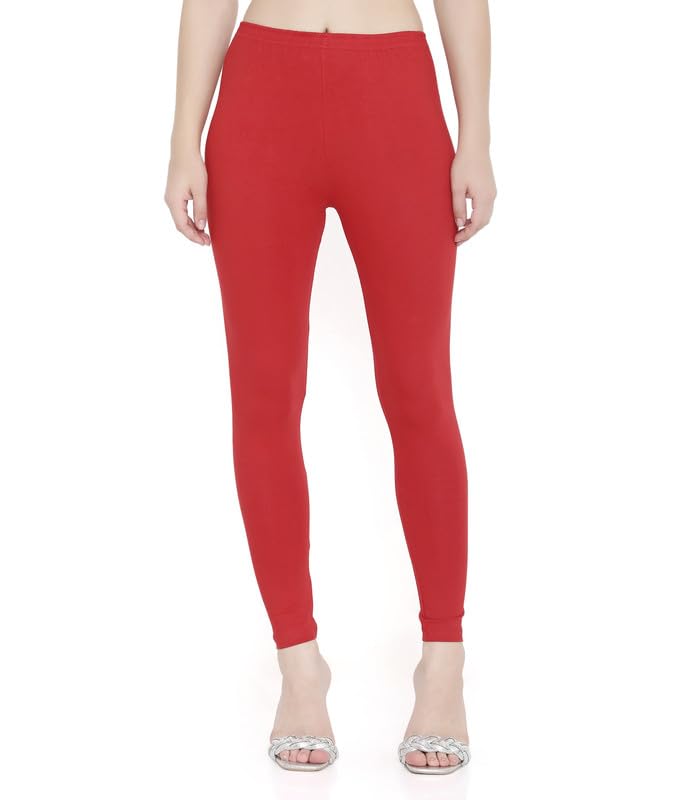 Feelings Women's Essential Cotton Capri - Free Size | Snug Fit & Bio Washed-image-29