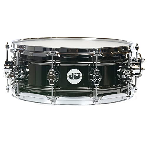 DW Design Series 6.5x14' Snare Drum - Black Nickel Over Brass (N1060MHS)