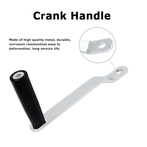 Image of Upgraded Boat Winch Handle,Universal Trailer Winch,Crank Handle,Boat Winch Handle Comfort Grip Replacement Accessory for Trailer Marine Sailboat