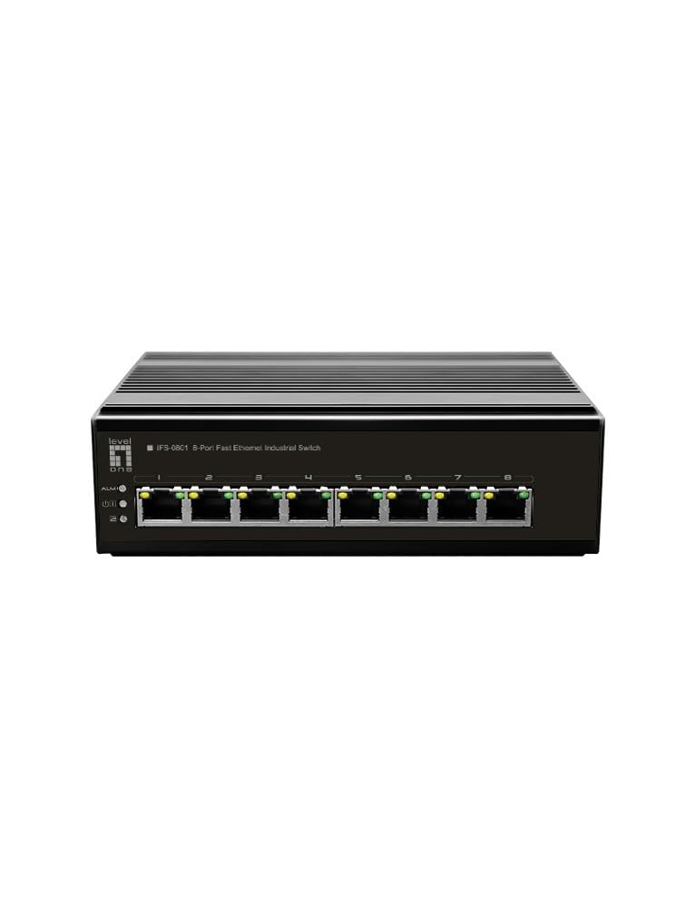 Commutateur industriel 8 ports Ethernet pour températures extrêmes