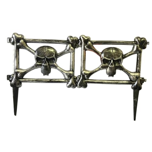 Decoração Jardim Halloween - Cerca Decorativa Halloween Enfeite Halloween para Jardim Animafest