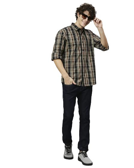 Image of HIGH Star Men Black Jean Slim-Fit Stretchable Jeans