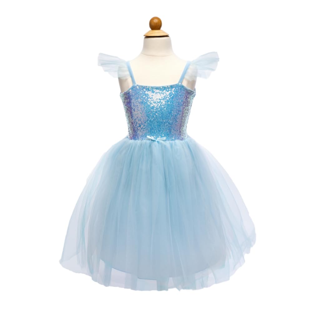 Great Pretenders 32385, Sequins Princess Dress, Blue, US