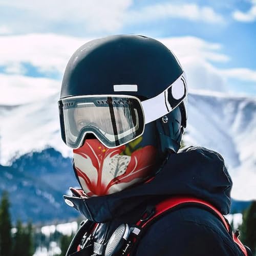 Balaclava Mask for Men Balaclava Ski Mask Hawaii Flower Winter Face Mask Face Cover for Cycling miniatura 5