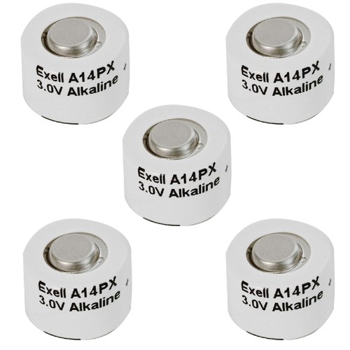 5Pc Exell A14Px V14Pxa A14Px Px14A Tr112 Epx14 3V Alkaline Battery #TOP9