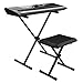 Audibax Onyx-Keyboard Stand + Piano Bench Pack Accessories-Other (10191456)
