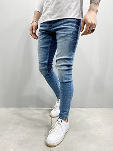Men's Stretch Skinny Jeans, Mens Slim Fit Jeans Skinny, Stretch Tapered Leg2