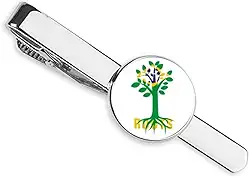 Gravata com raízes da bandeira da família Ancestral do Brasil, presente para homem de negócios