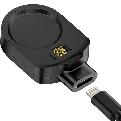 TIEDXIOY Charger Adapter for Garmin MARQ Gen 2 with iPhone Female Port, Magnetic Charging Adapter Compatible with Garmin MARQ Adventurer/MARQ Athlete/MARQ Aviato/MARQ Captain/MARQ Golfer (Gen 2)