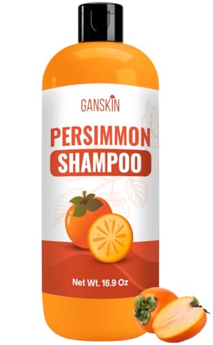 Persimmon Shampoo for Odor Control Purifying Deodorizing Shampoo for Eliminating Odor Scalp & Hair Care for Men Women & Kids Gentle Persimmon Soap Cleanser for Fresh Smelling Hair & Scalp