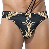 Hombre playa piscina ajuste estrecho con cordón versátil para todas las...