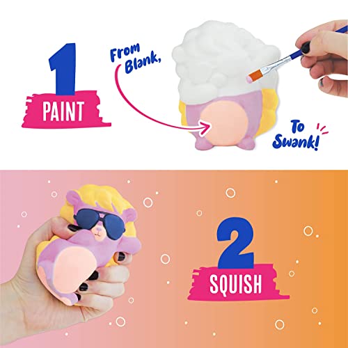 DOODLE HOG Hedgehog Squishy Painting Kit - Squishy Toys for Kids, Squishies for Kids - Slow Rise Squishy Animals - Ideal Arts and Crafts, Gifts for 8-12, Girls & Boys, Easter Basket Stuffers