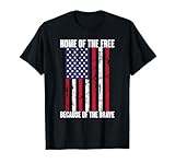 Photo Gallery american flag veteran: home of the free because brave maglietta Photo Gallery american flag veteran: home of the free because brave maglietta