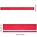 Amooca Soft Automotive Seat Belt Cover Seatbelt Shoulder Pad Neck Protector Cushions Universal Fit SUV Trucks Backpack Red Extra Long 25.6in
