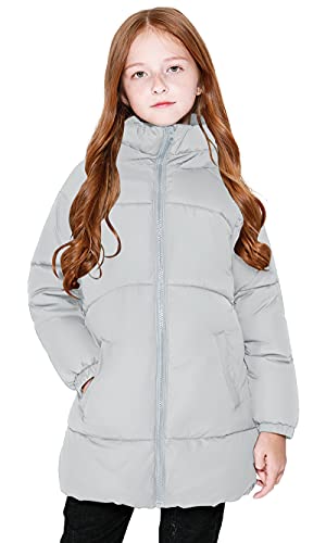 SOLOCOTE Manteaux d'hiver pour filles longueur moyenne manteaux chauds rembourrage en coton type...