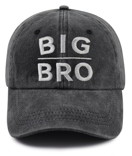 Big the Brother Gifts for Boys Funny Big Bro Baseball Cap Hat for Toddler Christmas Childrens Day Birthday Gifts for Son Brother Nephew Grandson Kids