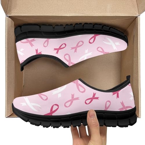 Image of Women's Loafers Slip On Slip Shoe Casual Walking Shoes Non Slip Work Shoes Mesh Athletic Sneakers