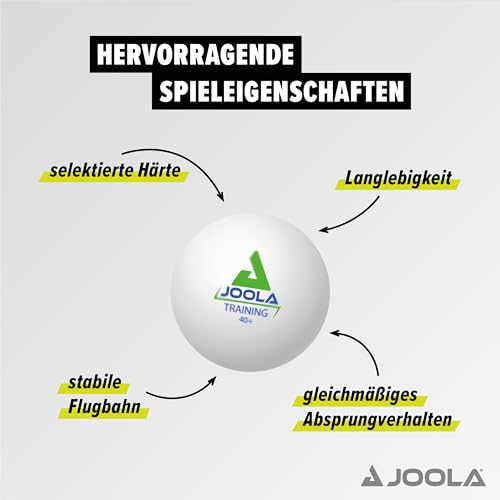Tischtennisbälle JOOLA 44230 Training 40+ im 120er Karton