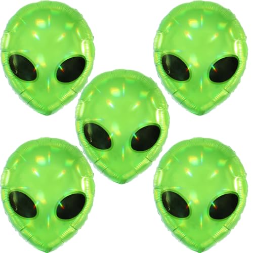 Green Alien balloons Alien UFO Party Decoration Funny Balloons Outer Space Science Fiction Party Decorations Fantasy Space Party Rave Party Decorations Alien Decor.